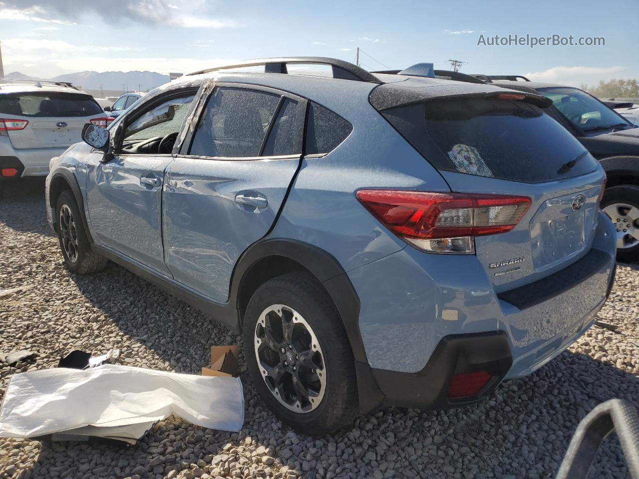 2021 Subaru Crosstrek Premium Blue vin: JF2GTAPC8M8668066