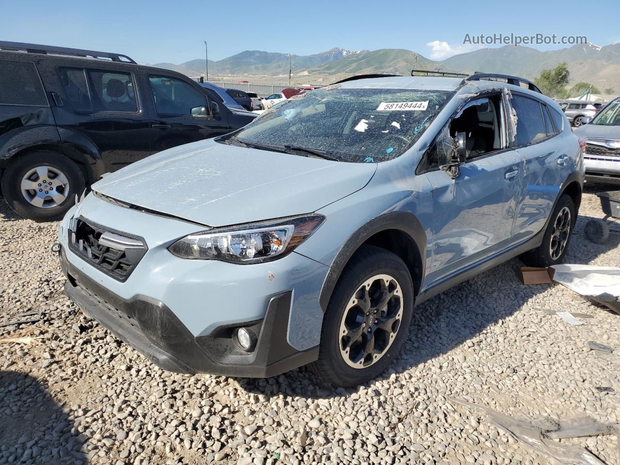 2021 Subaru Crosstrek Premium Blue vin: JF2GTAPC8M8668066