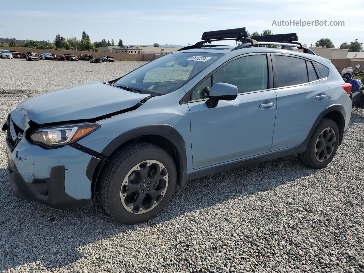 2021 Subaru Crosstrek Premium Blue vin: JF2GTAPC8MH686227