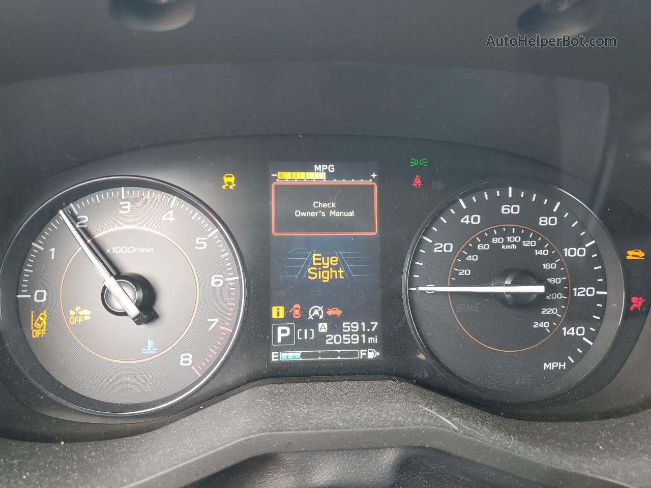 2021 Subaru Crosstrek Premium Синий vin: JF2GTAPC8MH686227