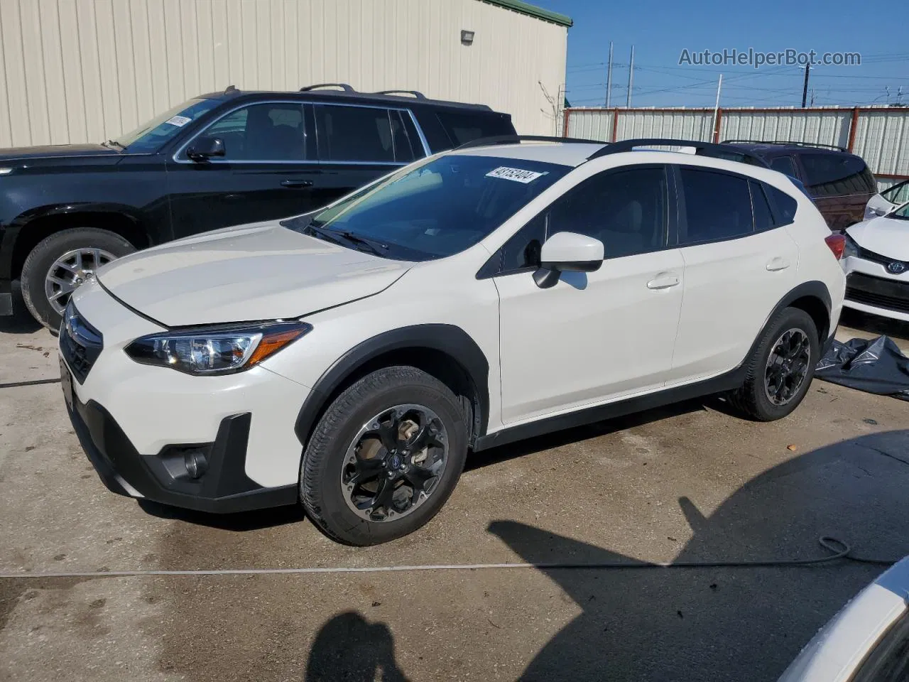 2021 Subaru Crosstrek Premium White vin: JF2GTAPC9M8263673