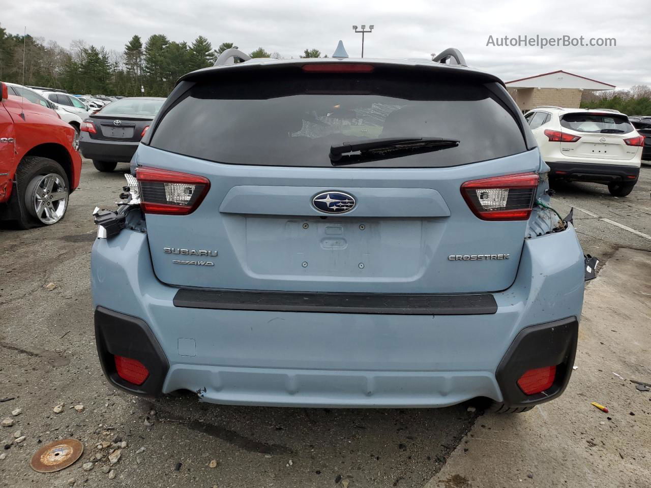 2021 Subaru Crosstrek Premium Blue vin: JF2GTAPC9M8272700