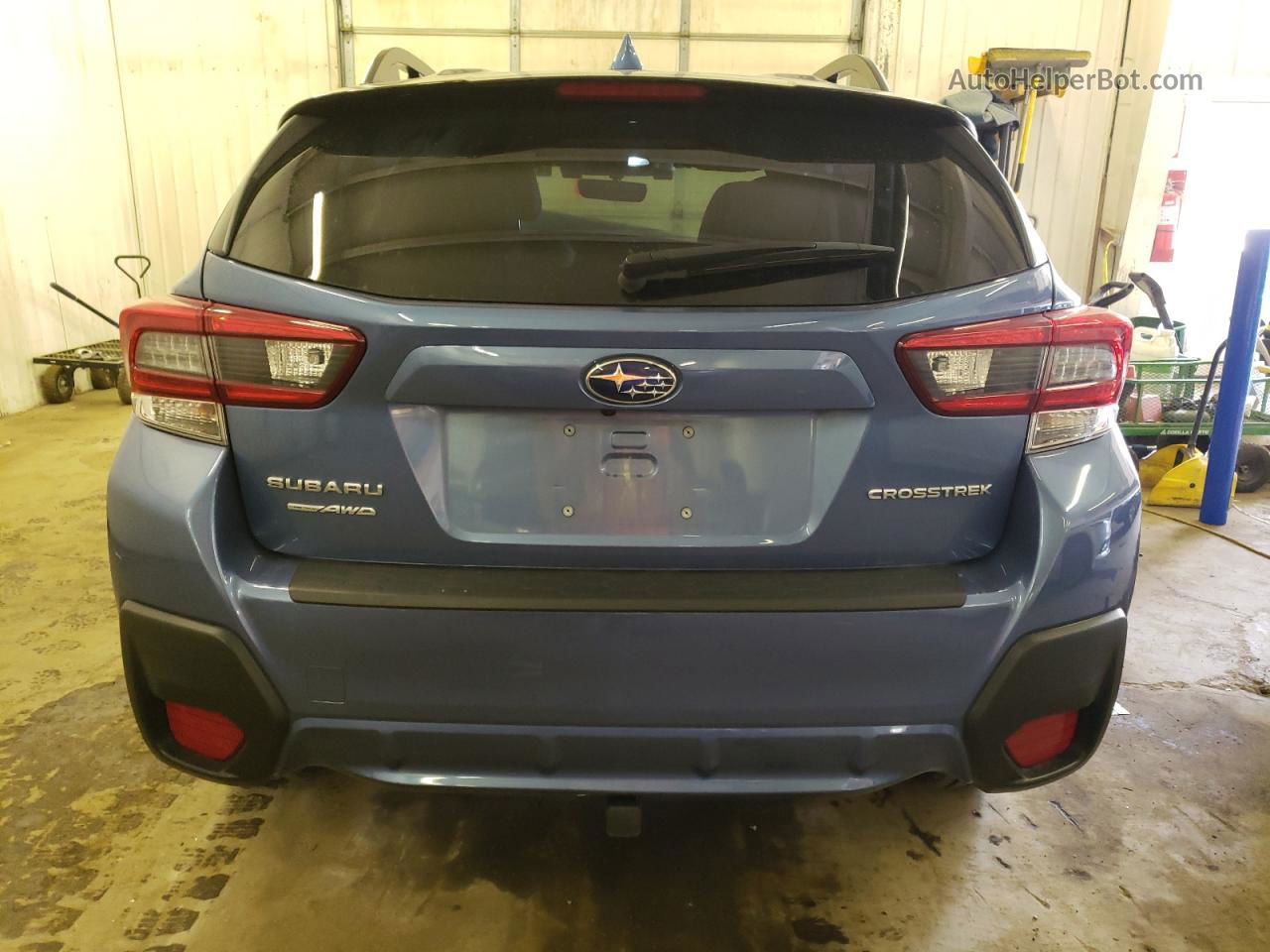 2021 Subaru Crosstrek Premium Blue vin: JF2GTAPCXMH267327