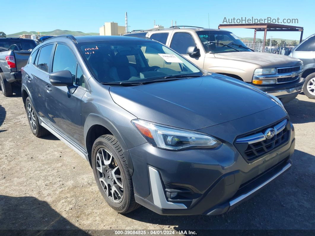 2021 Subaru Crosstrek Hybrid Gray vin: JF2GTDEC7MH397487