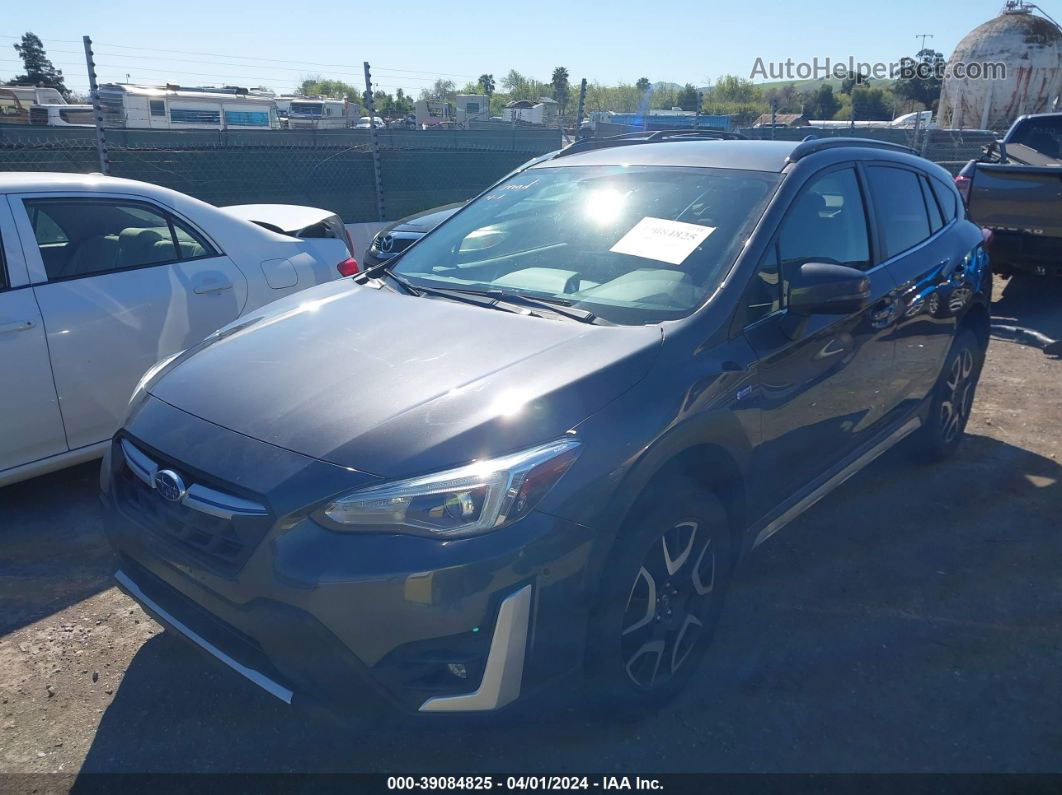 2021 Subaru Crosstrek Hybrid Gray vin: JF2GTDEC7MH397487