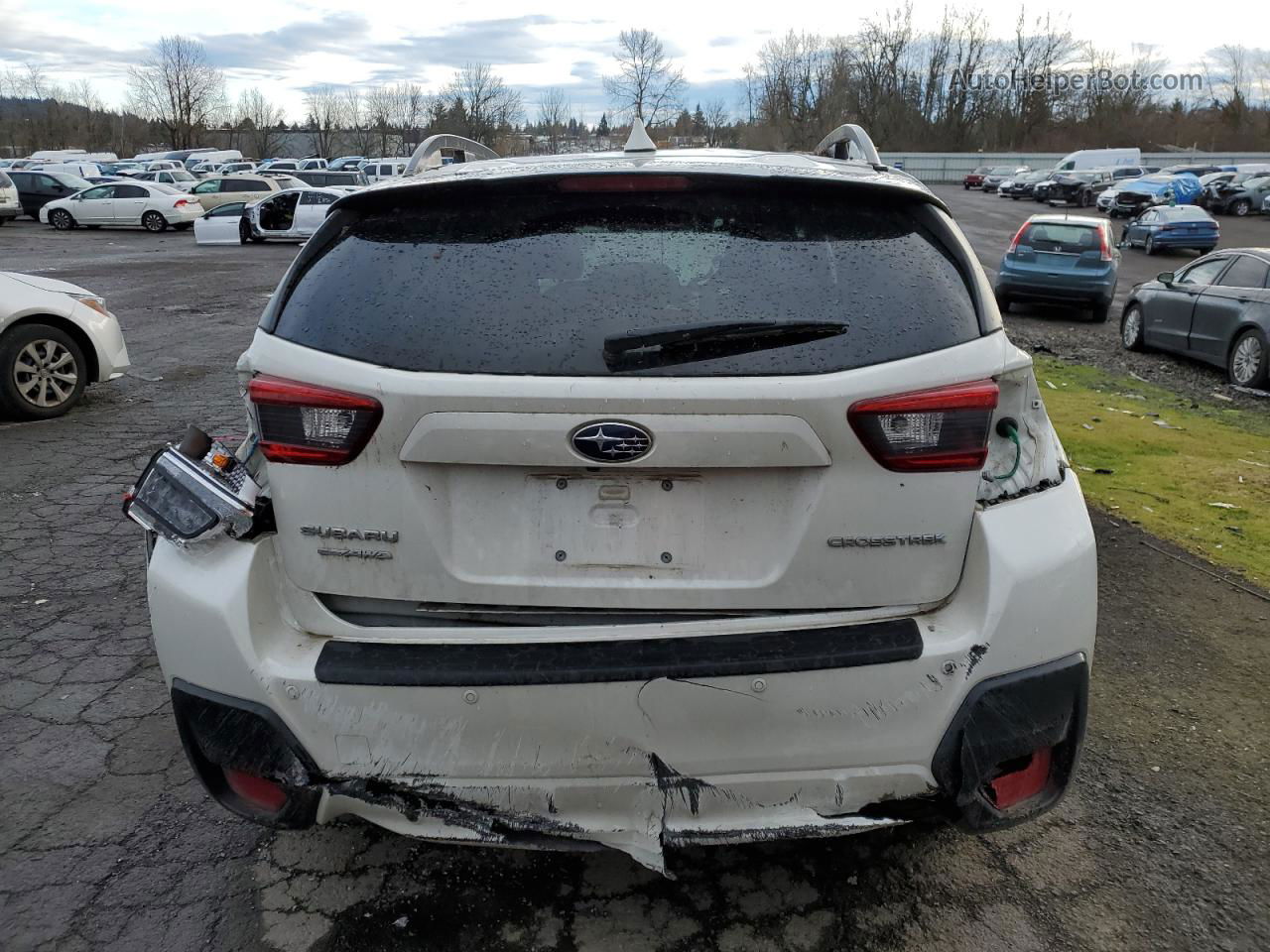 2021 Subaru Crosstrek Limited White vin: JF2GTHMC2M8252768