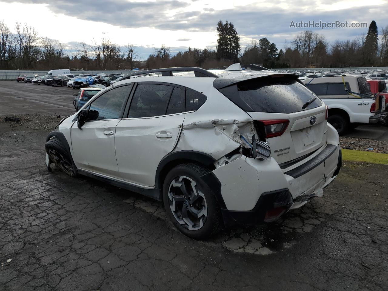 2021 Subaru Crosstrek Limited White vin: JF2GTHMC2M8252768