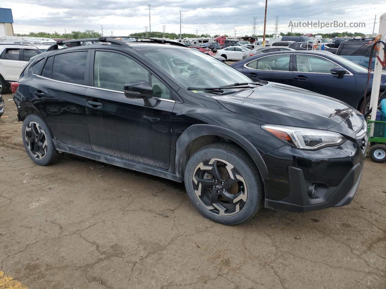 2021 Subaru Crosstrek Limited Black vin: JF2GTHMC2M8676709