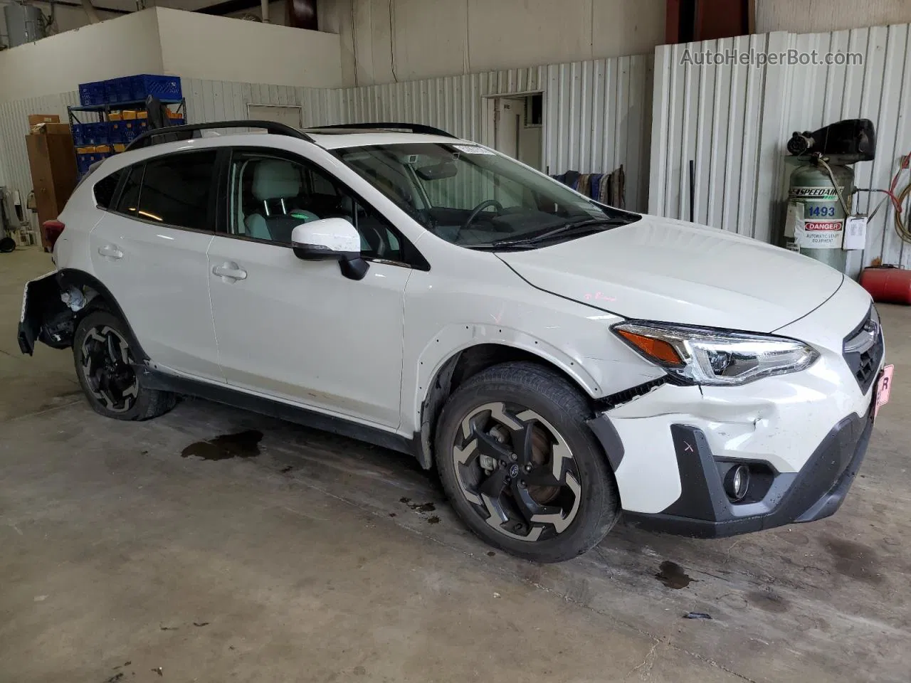 2021 Subaru Crosstrek Limited White vin: JF2GTHMC2MH372103