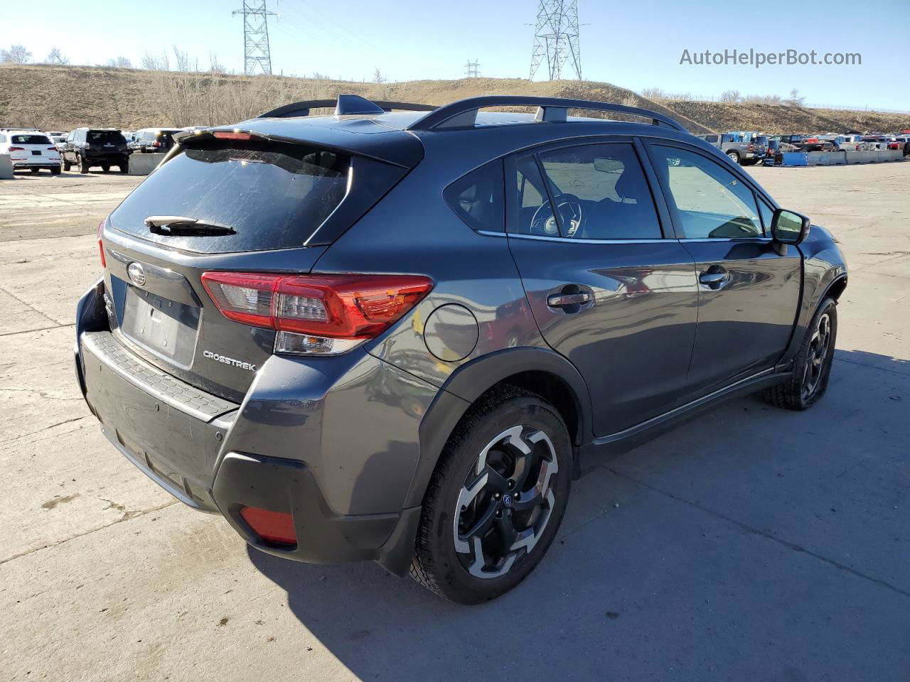 2021 Subaru Crosstrek Limited Gray vin: JF2GTHMC3M8239771