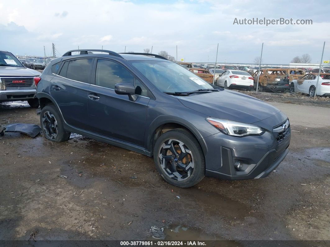 2021 Subaru Crosstrek Limited Gray vin: JF2GTHMC3M8239897