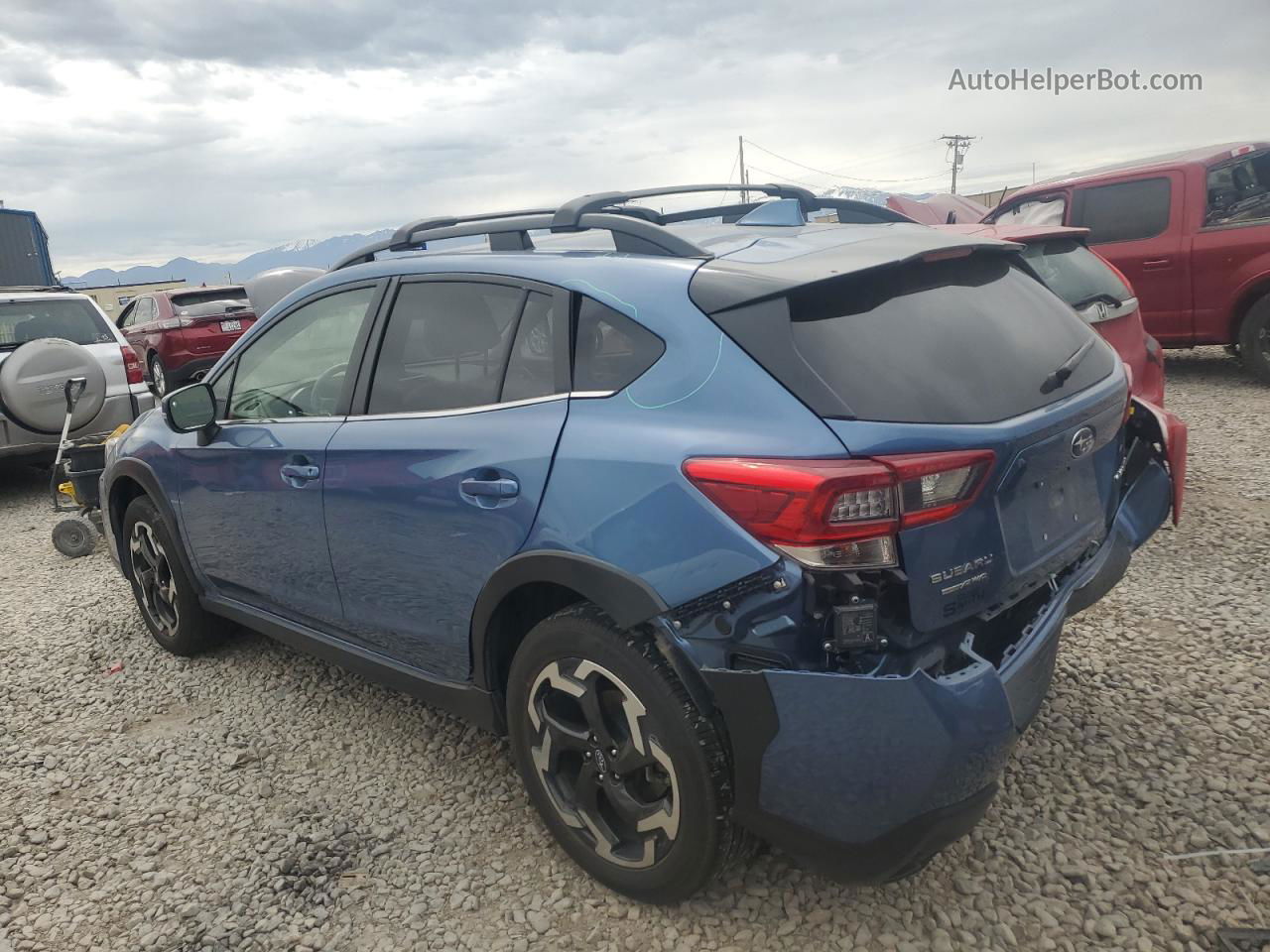 2021 Subaru Crosstrek Limited Синий vin: JF2GTHMC4MH681460