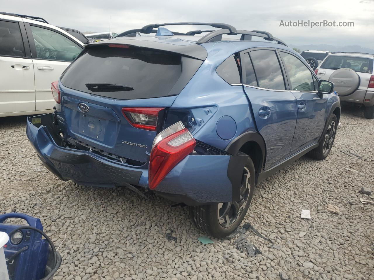 2021 Subaru Crosstrek Limited Синий vin: JF2GTHMC4MH681460