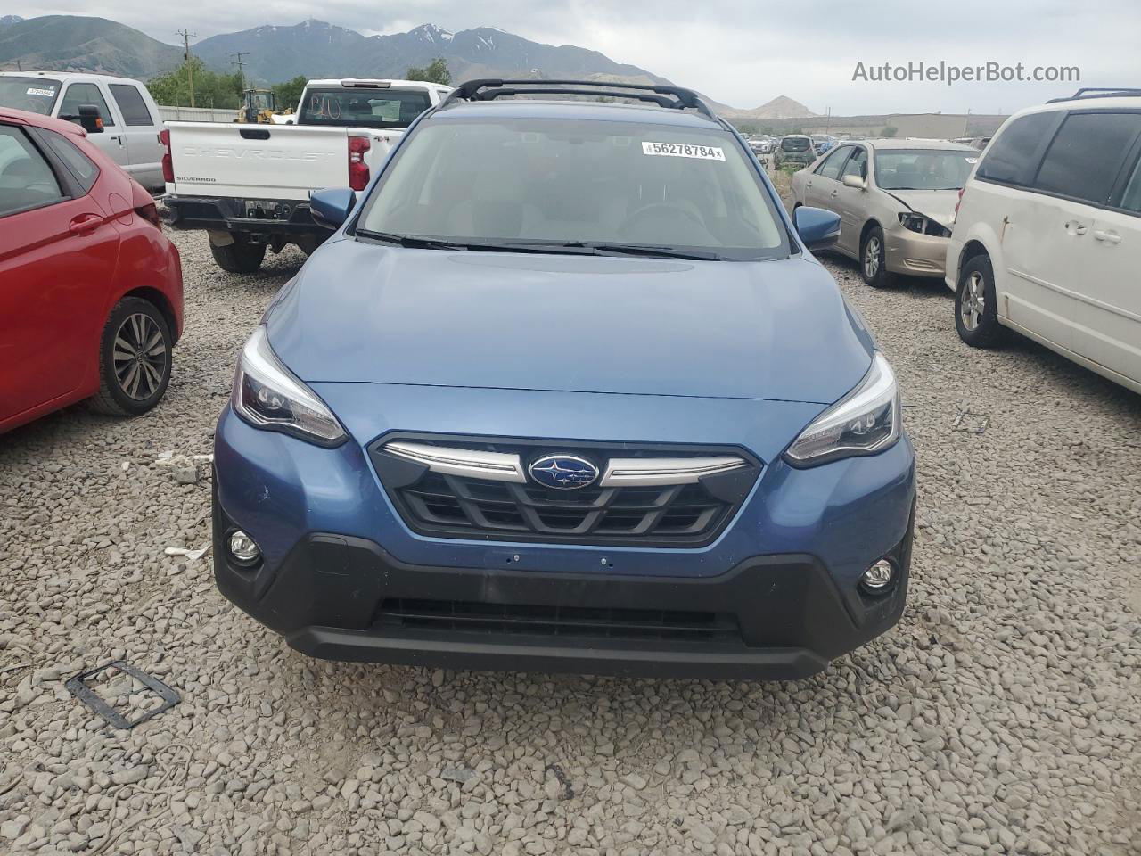 2021 Subaru Crosstrek Limited Синий vin: JF2GTHMC4MH681460