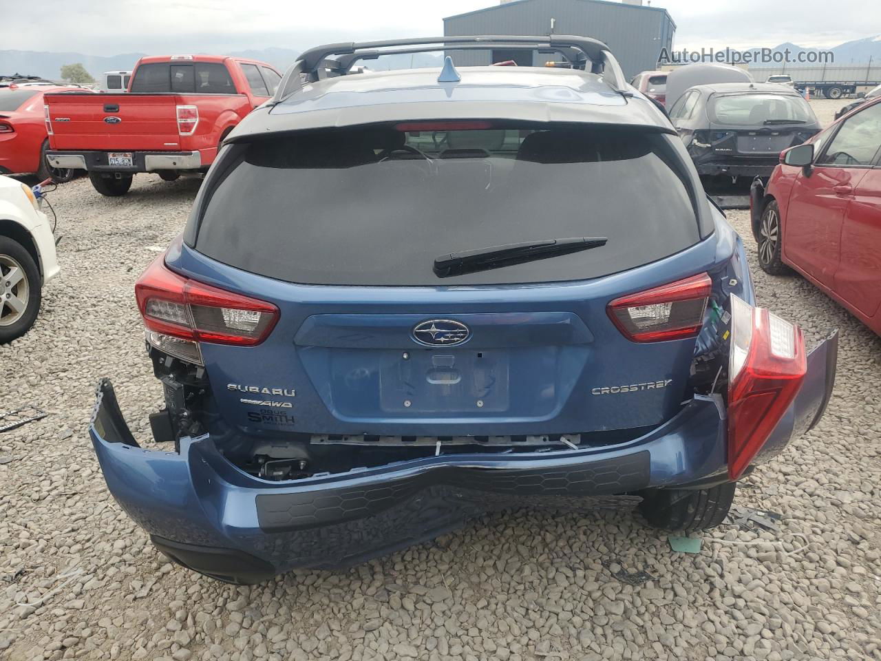 2021 Subaru Crosstrek Limited Синий vin: JF2GTHMC4MH681460