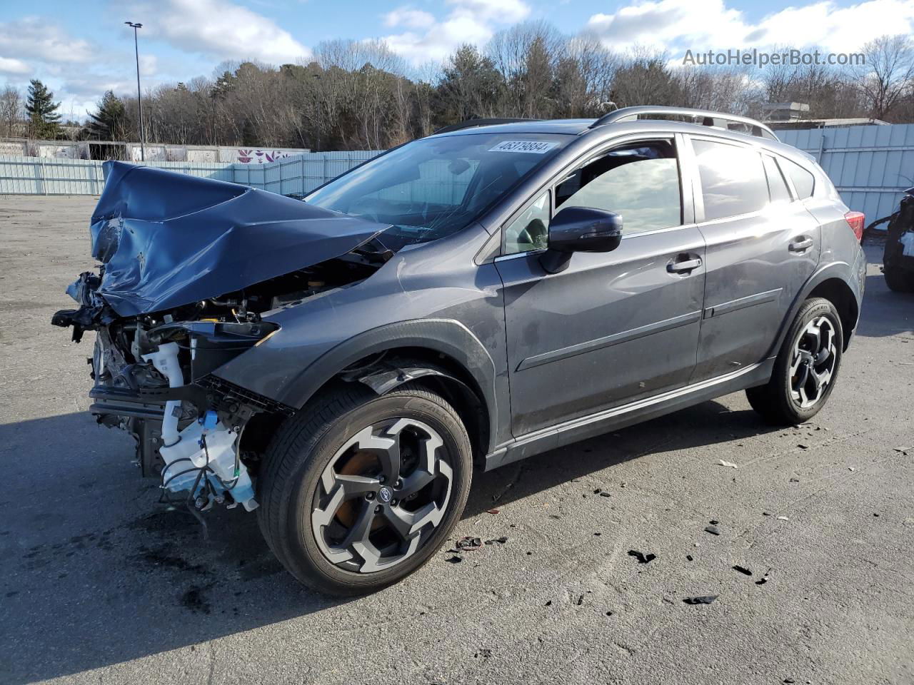 2021 Subaru Crosstrek Limited Gray vin: JF2GTHMC6M8242129