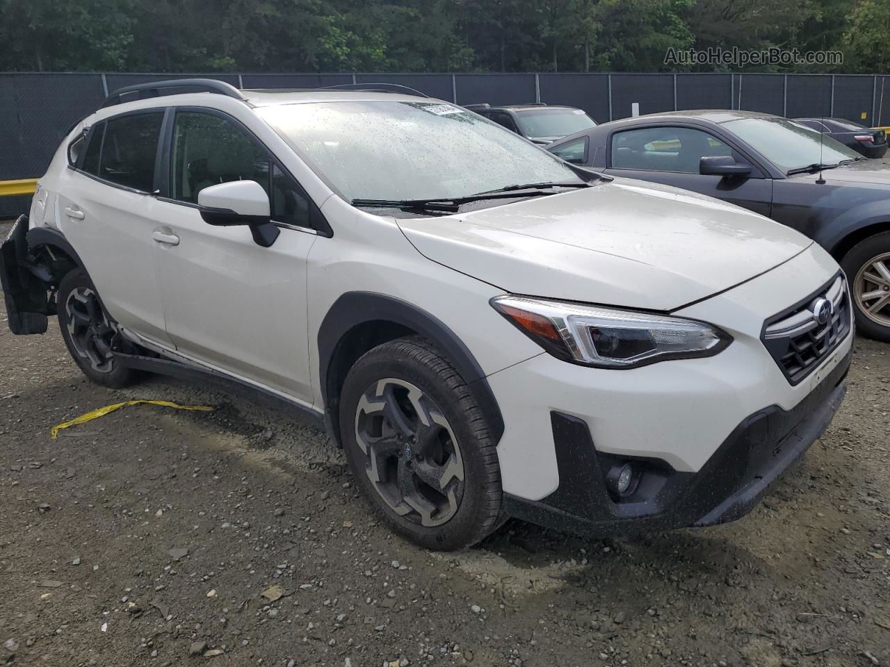 2021 Subaru Crosstrek Limited White vin: JF2GTHMC7M8260557