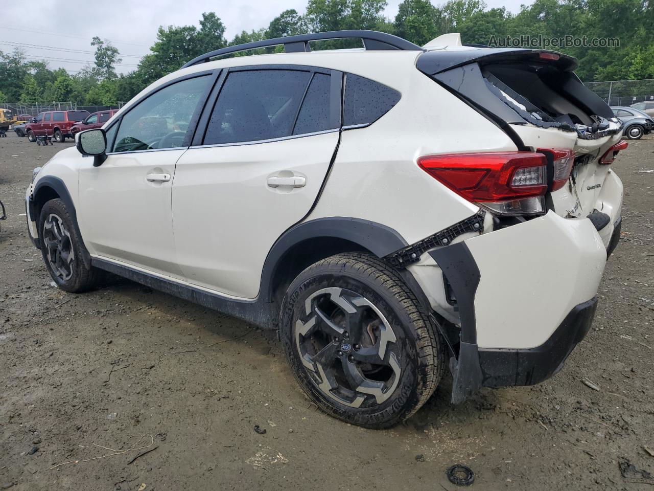 2021 Subaru Crosstrek Limited White vin: JF2GTHMC7M8260557