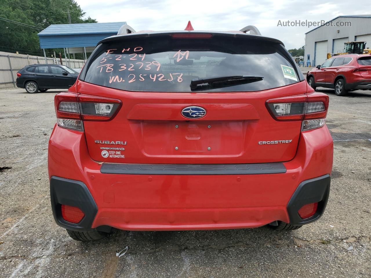 2021 Subaru Crosstrek Limited Красный vin: JF2GTHMC7MH254256