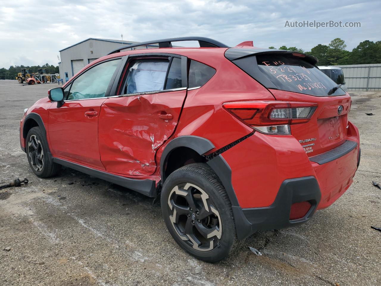 2021 Subaru Crosstrek Limited Красный vin: JF2GTHMC7MH254256