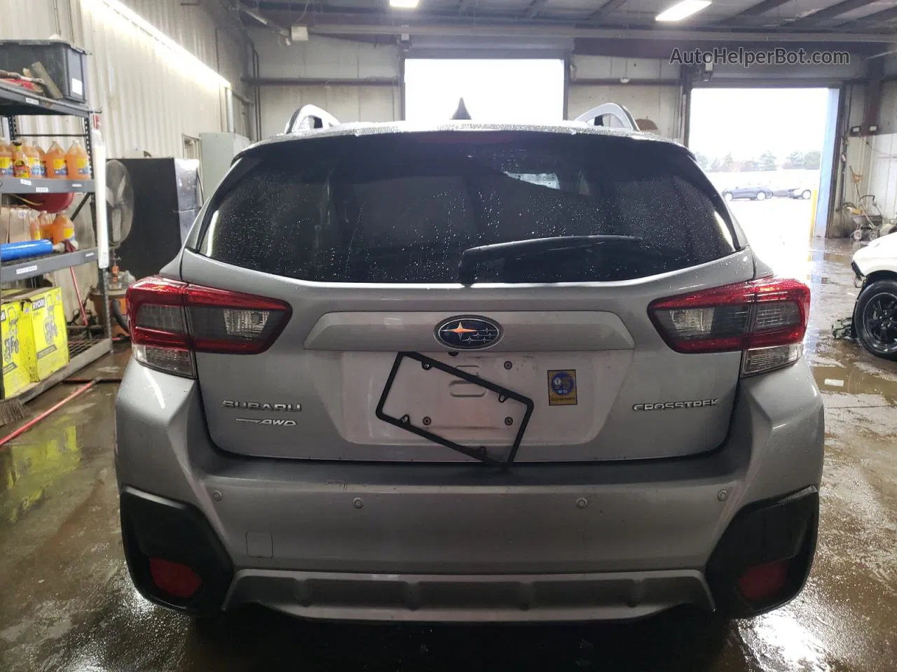 2021 Subaru Crosstrek Limited Silver vin: JF2GTHMC8M8222867