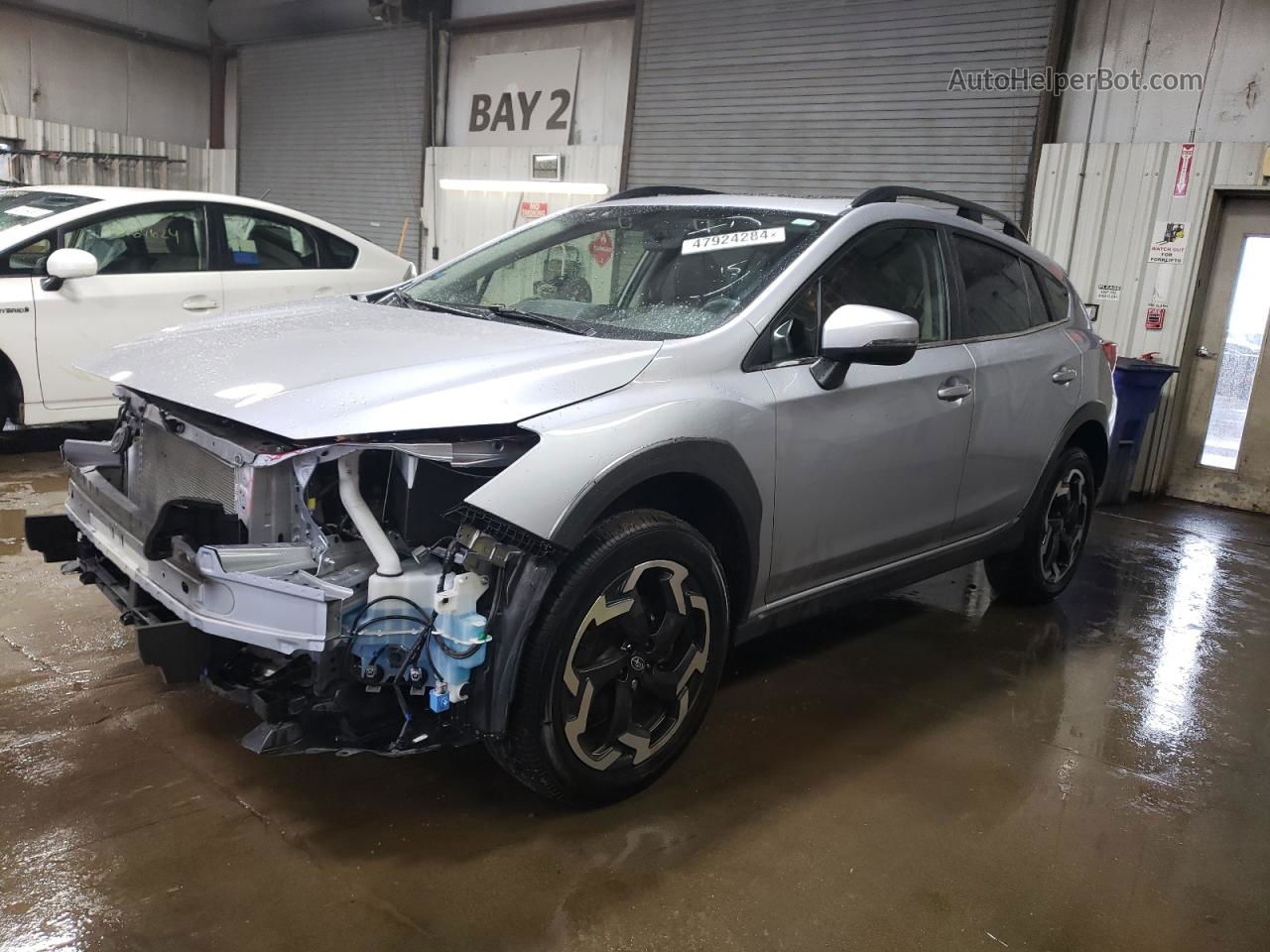 2021 Subaru Crosstrek Limited Silver vin: JF2GTHMC8M8222867