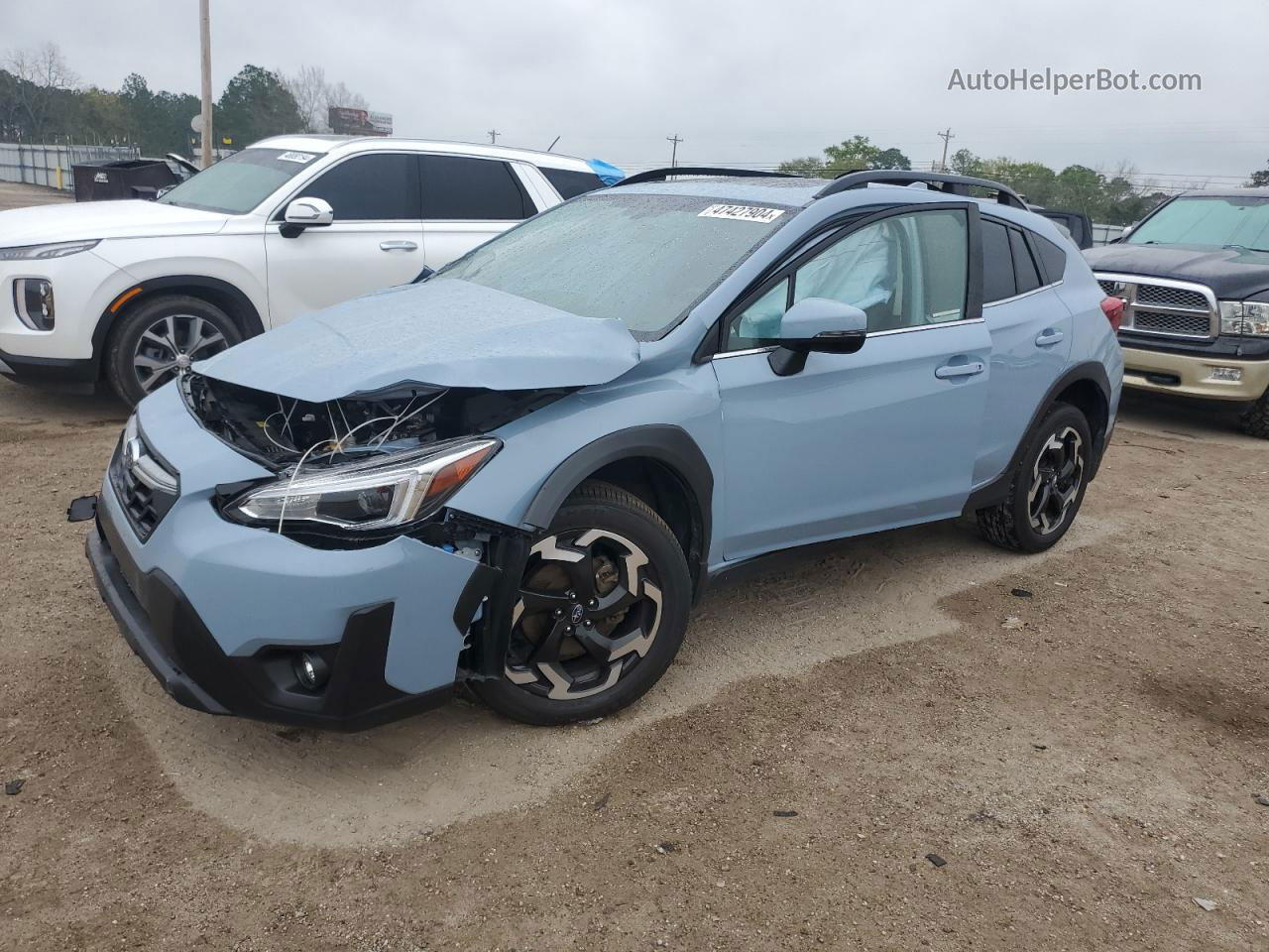 2021 Subaru Crosstrek Limited Синий vin: JF2GTHMC8M8391190