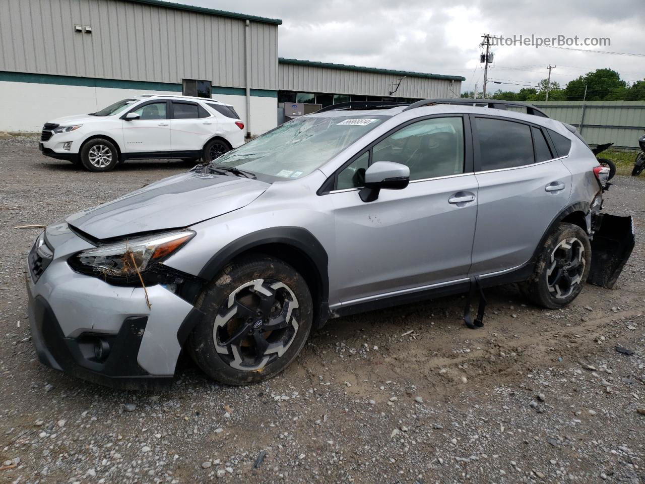 2021 Subaru Crosstrek Limited Silver vin: JF2GTHMCXM8370048