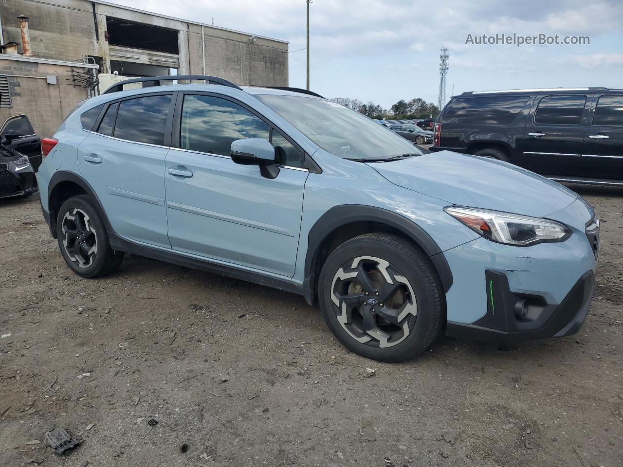 2021 Subaru Crosstrek Limited Blue vin: JF2GTHNC0MH236700