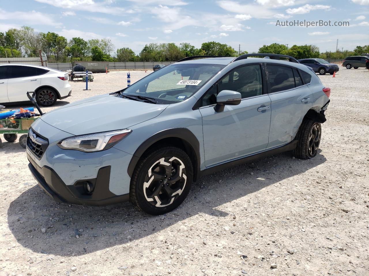 2021 Subaru Crosstrek Limited Blue vin: JF2GTHNC1M8246927