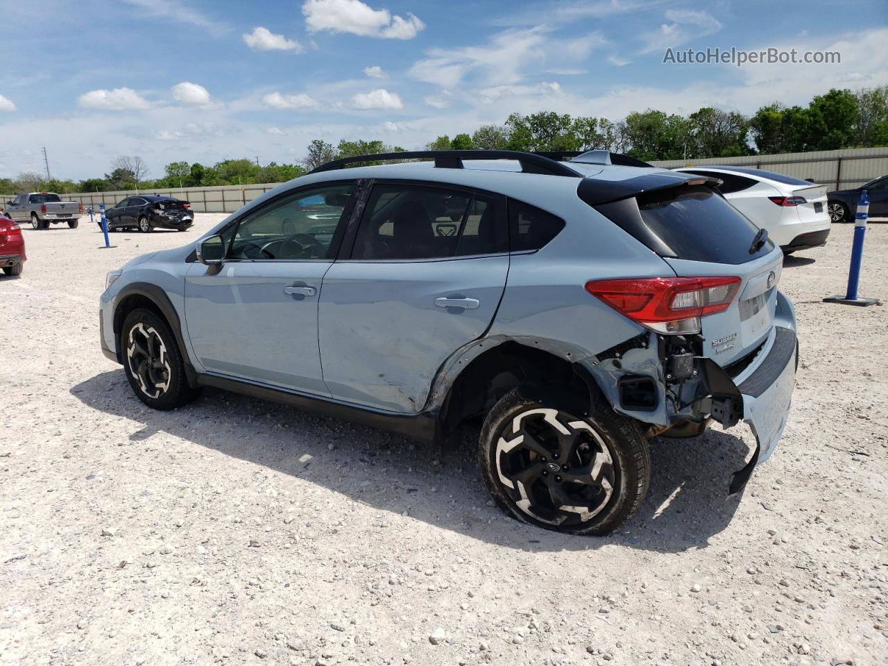 2021 Subaru Crosstrek Limited Blue vin: JF2GTHNC1M8246927