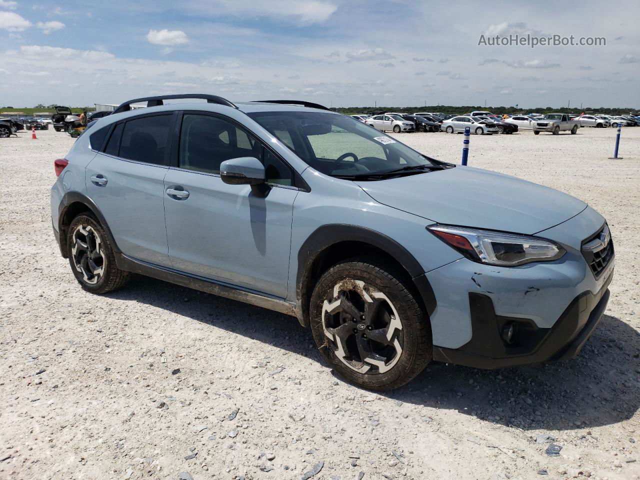 2021 Subaru Crosstrek Limited Blue vin: JF2GTHNC1M8246927