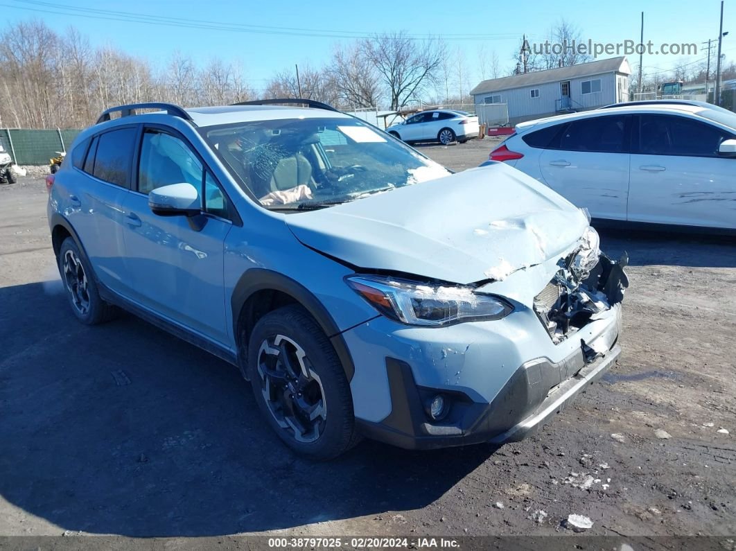 2021 Subaru Crosstrek Limited Blue vin: JF2GTHNC2MH244877