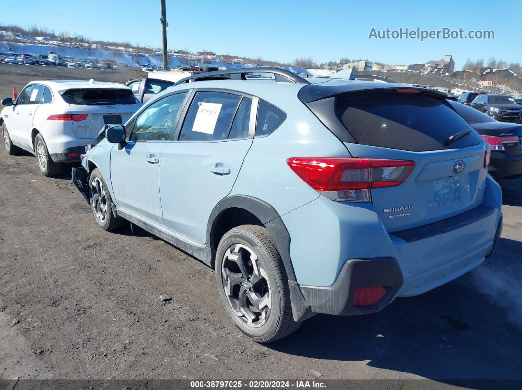 2021 Subaru Crosstrek Limited Blue vin: JF2GTHNC2MH244877