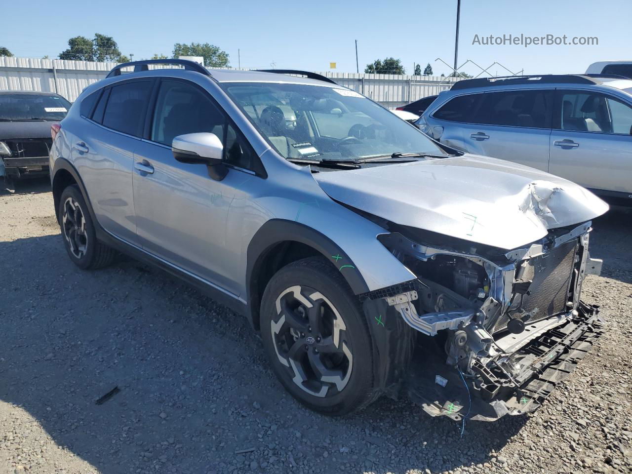 2021 Subaru Crosstrek Limited Серебряный vin: JF2GTHNC4M8353194