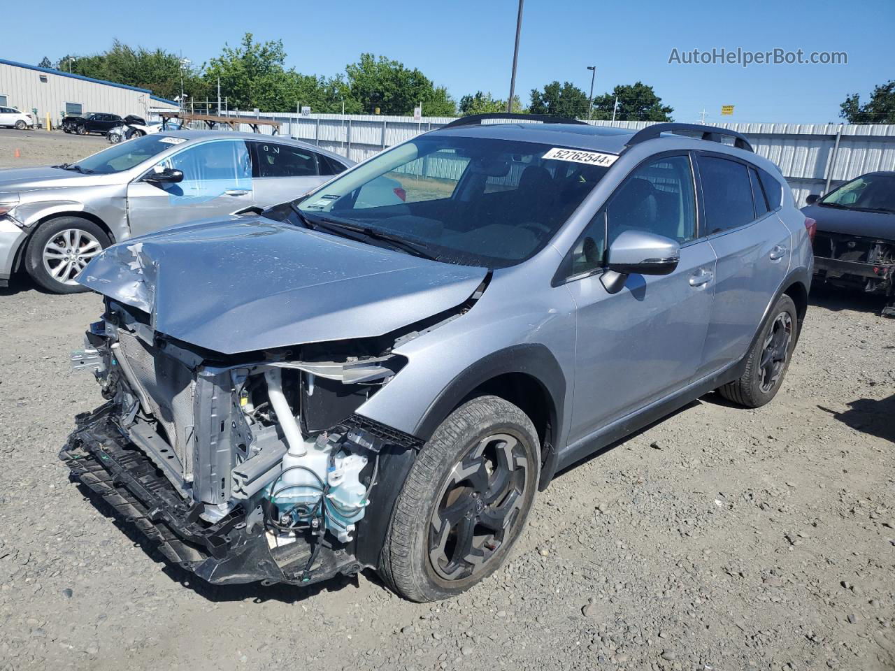 2021 Subaru Crosstrek Limited Silver vin: JF2GTHNC4M8353194