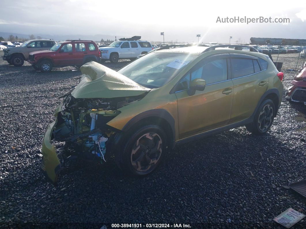 2021 Subaru Crosstrek Limited Green vin: JF2GTHNC4MH307817