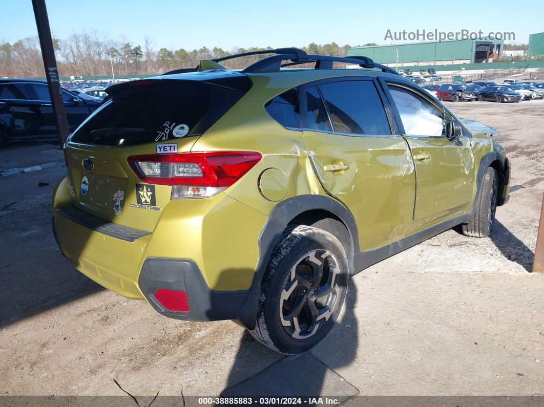 2021 Subaru Crosstrek Limited Green vin: JF2GTHNC5MH253072