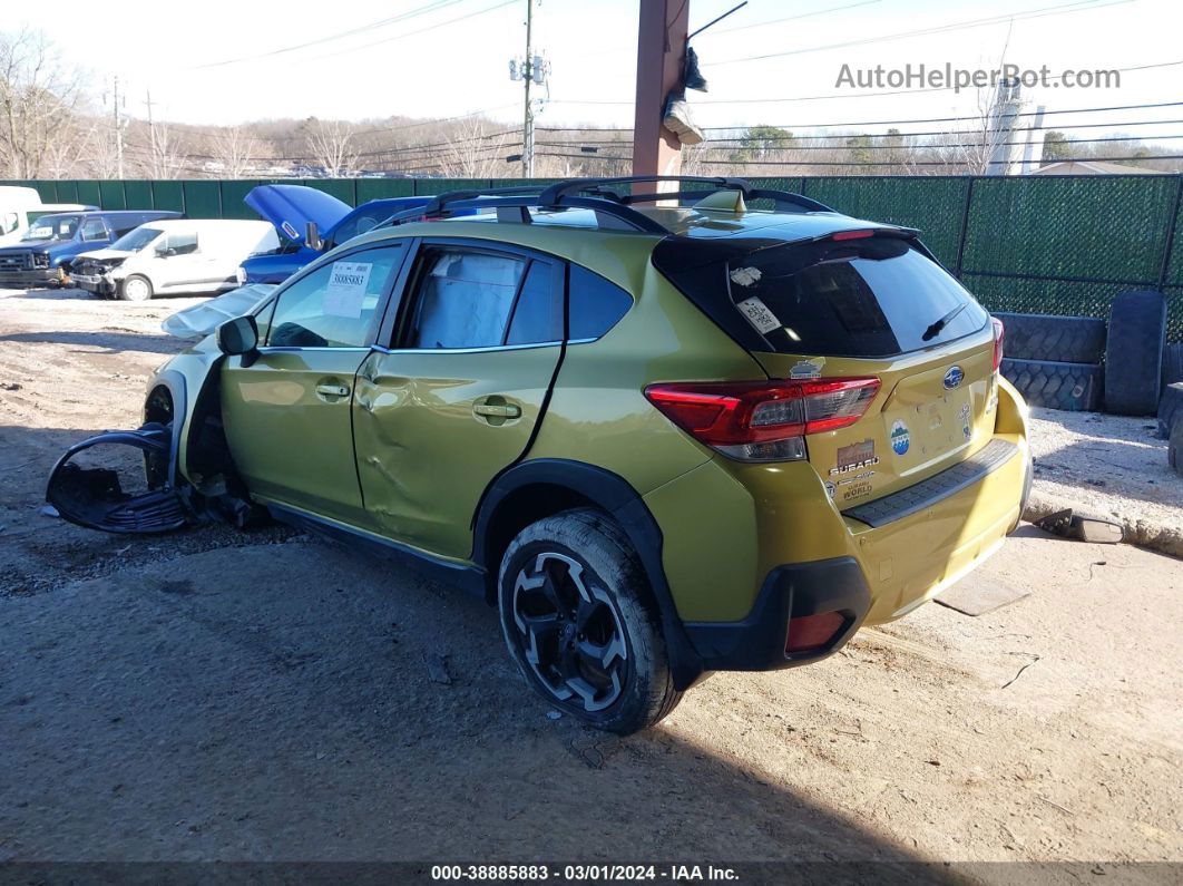 2021 Subaru Crosstrek Limited Green vin: JF2GTHNC5MH253072