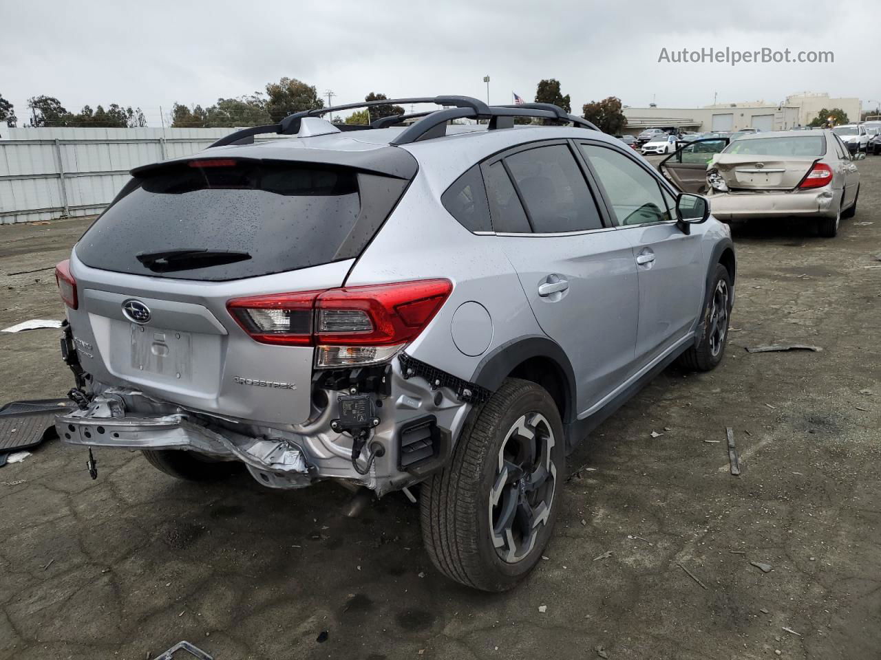 2021 Subaru Crosstrek Limited Silver vin: JF2GTHNC6M8321153