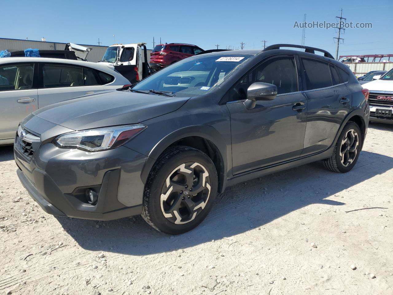 2021 Subaru Crosstrek Limited Charcoal vin: JF2GTHNC7MH232451