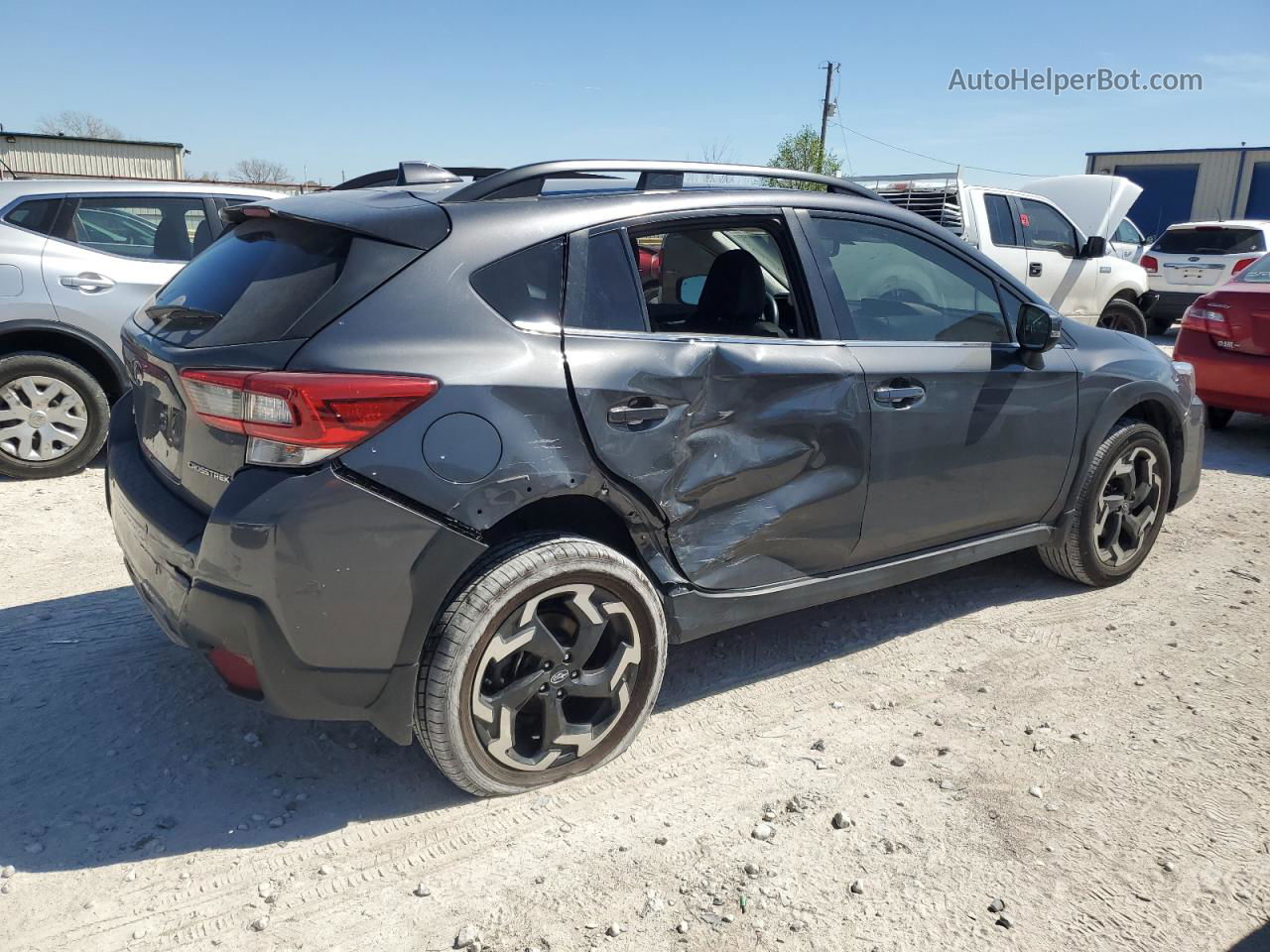 2021 Subaru Crosstrek Limited Charcoal vin: JF2GTHNC7MH232451