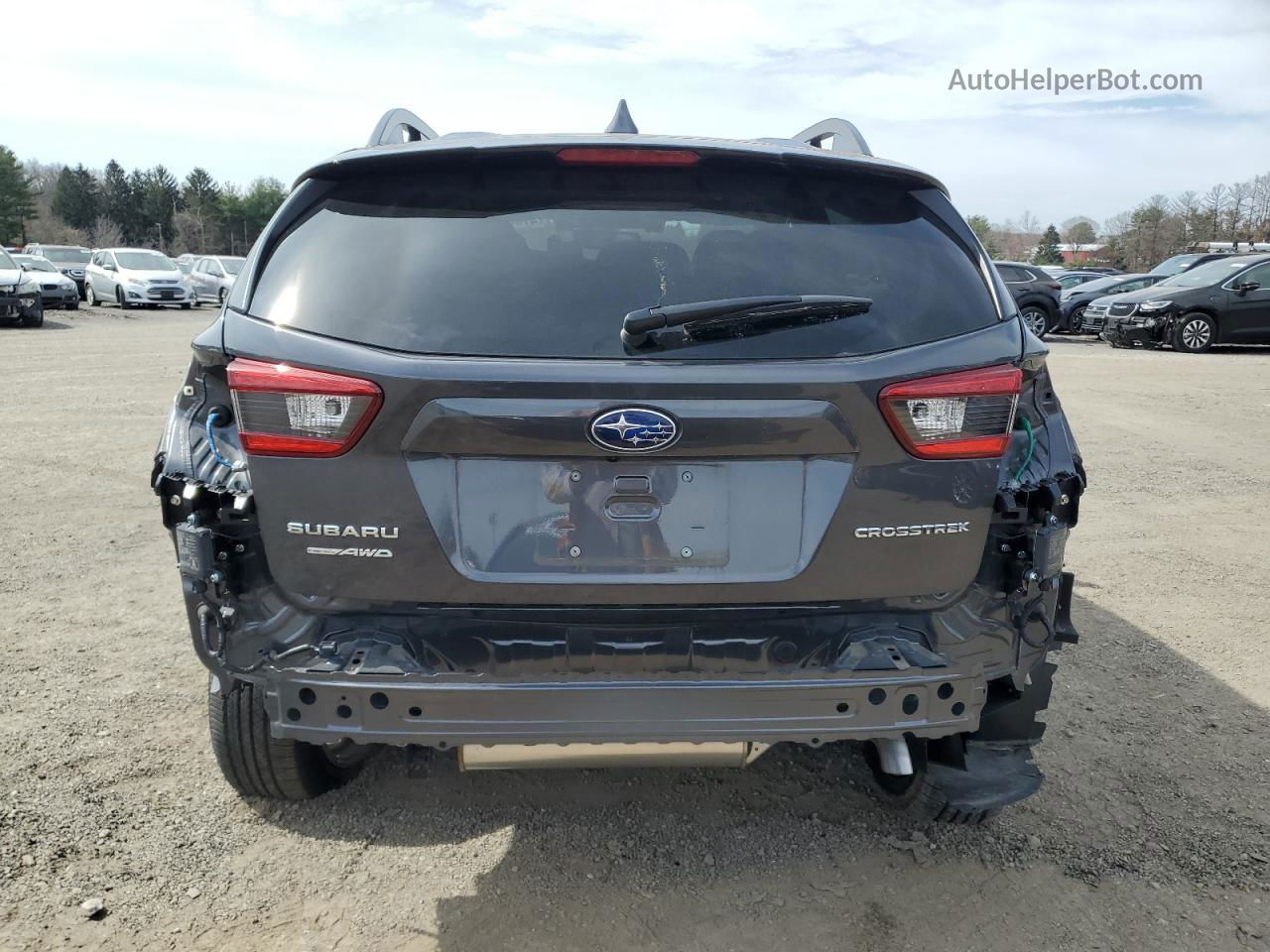 2021 Subaru Crosstrek Limited Gray vin: JF2GTHNC9MH396493