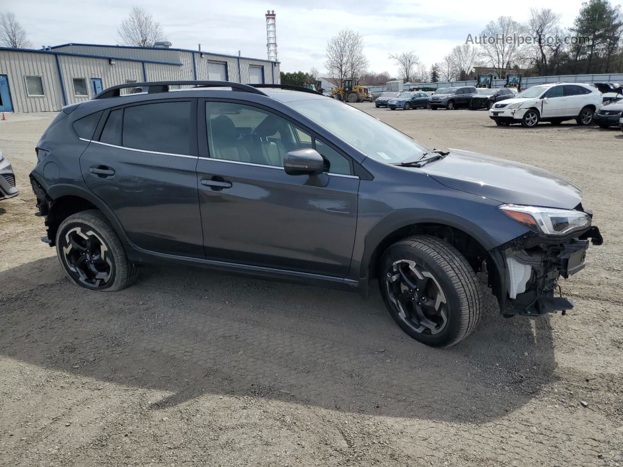 2021 Subaru Crosstrek Limited Gray vin: JF2GTHNC9MH396493