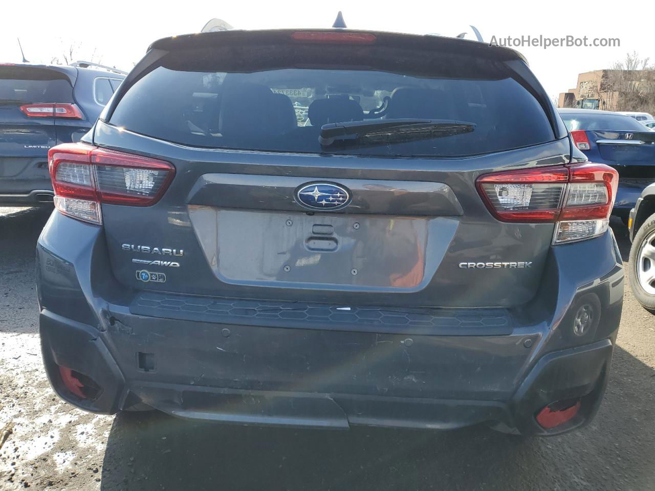 2021 Subaru Crosstrek Limited Gray vin: JF2GTHNCXM8230483