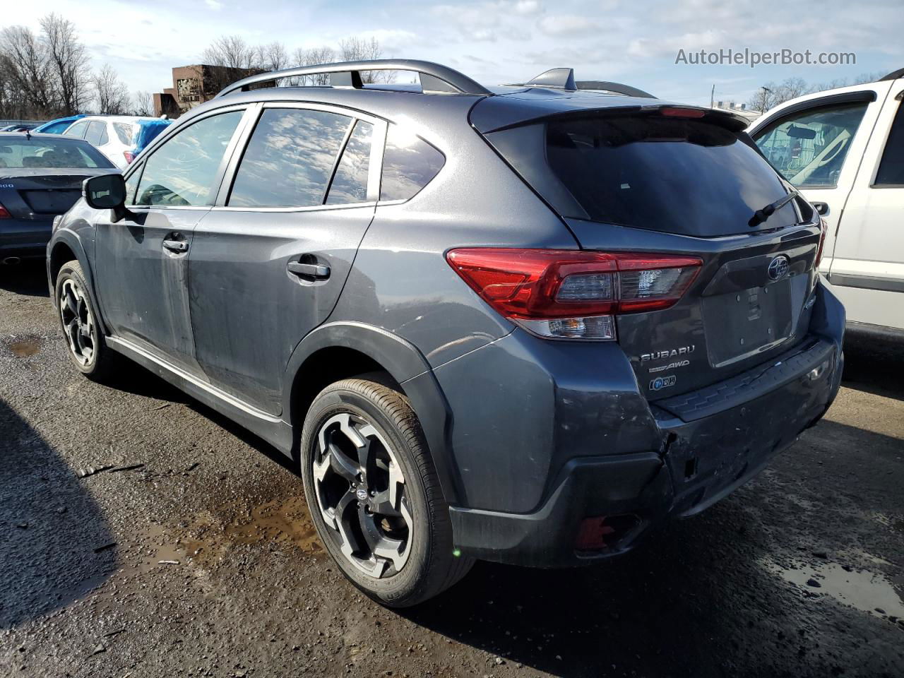 2021 Subaru Crosstrek Limited Gray vin: JF2GTHNCXM8230483