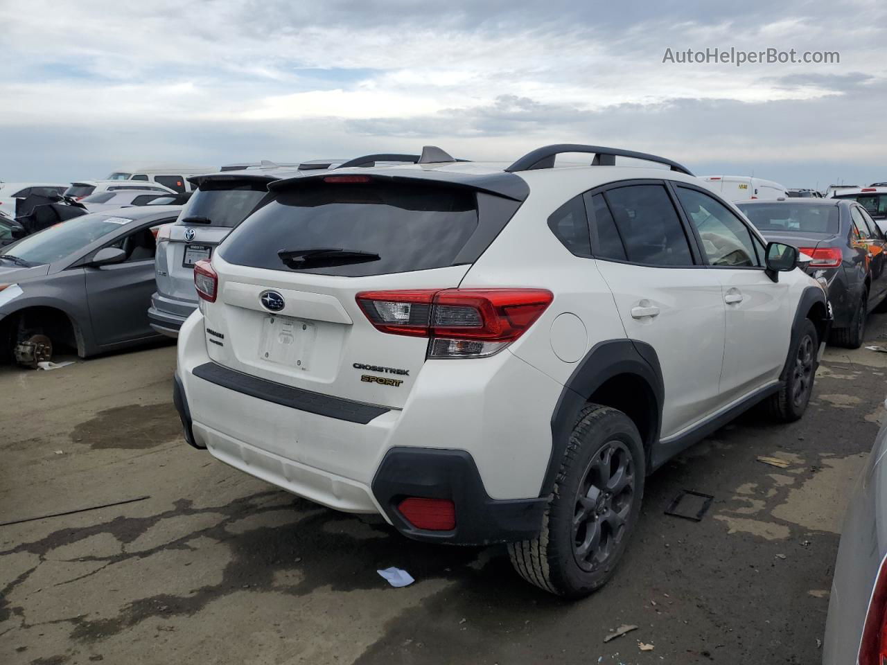 2021 Subaru Crosstrek Sport Белый vin: JF2GTHRC3MH235888