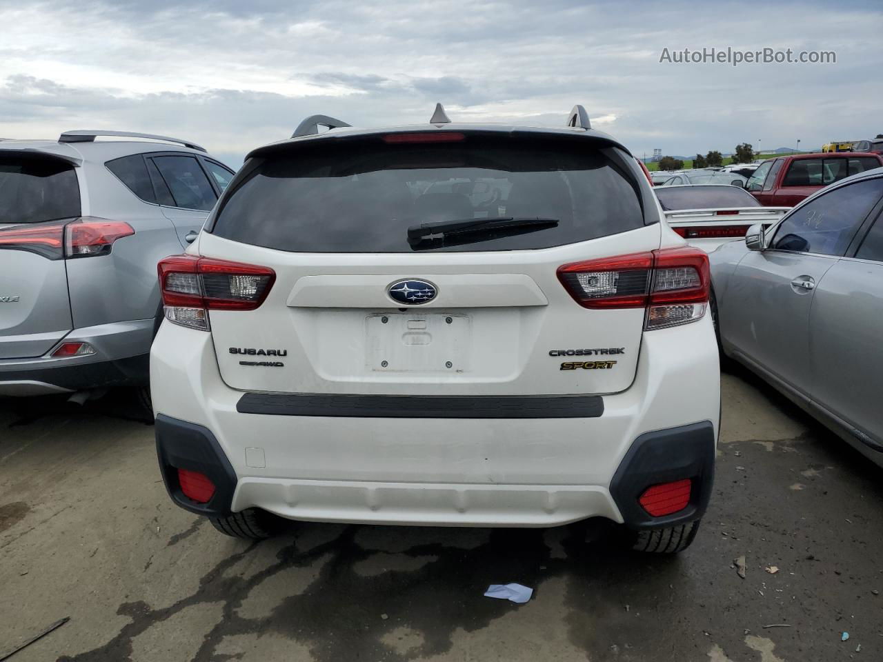 2021 Subaru Crosstrek Sport White vin: JF2GTHRC3MH235888