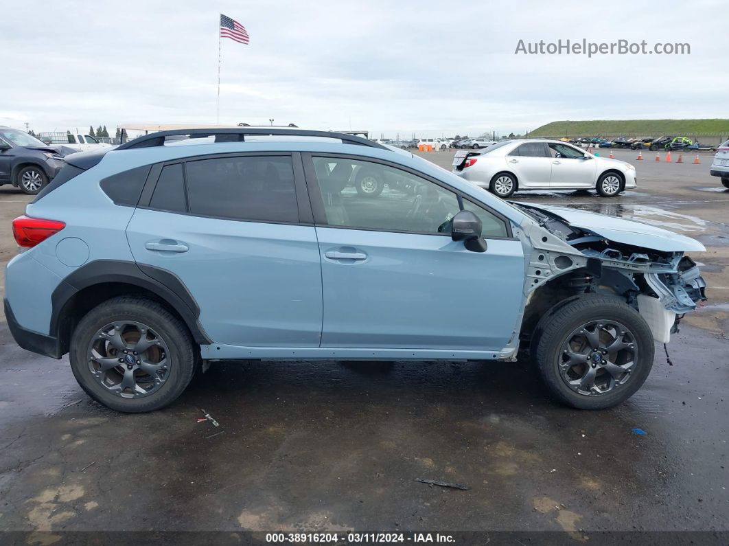 2021 Subaru Crosstrek Sport Light Blue vin: JF2GTHRC3MH278384