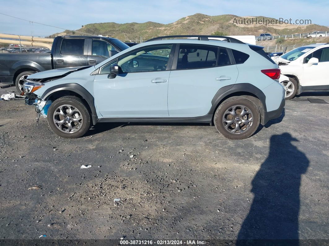 2021 Subaru Crosstrek Sport Light Blue vin: JF2GTHRC4MH345364